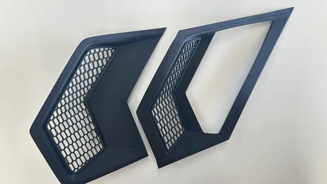 3D-печать диффузоров бампера с сотовой решёткой